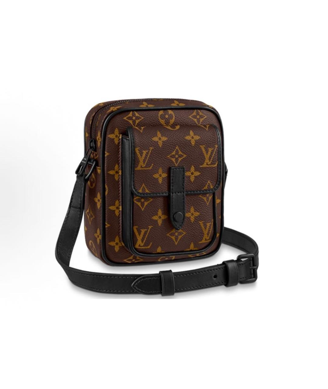 LOUIS VUITTON Коричневая сумка на плечо, фото 5