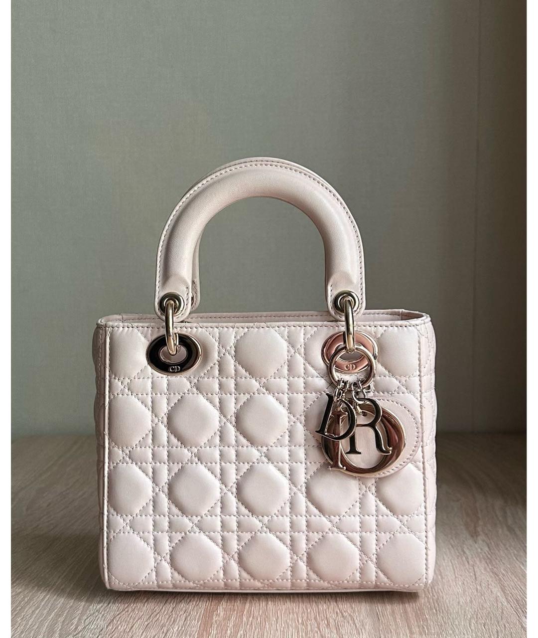 CHRISTIAN DIOR Кожаная сумка с короткими ручками, фото 9