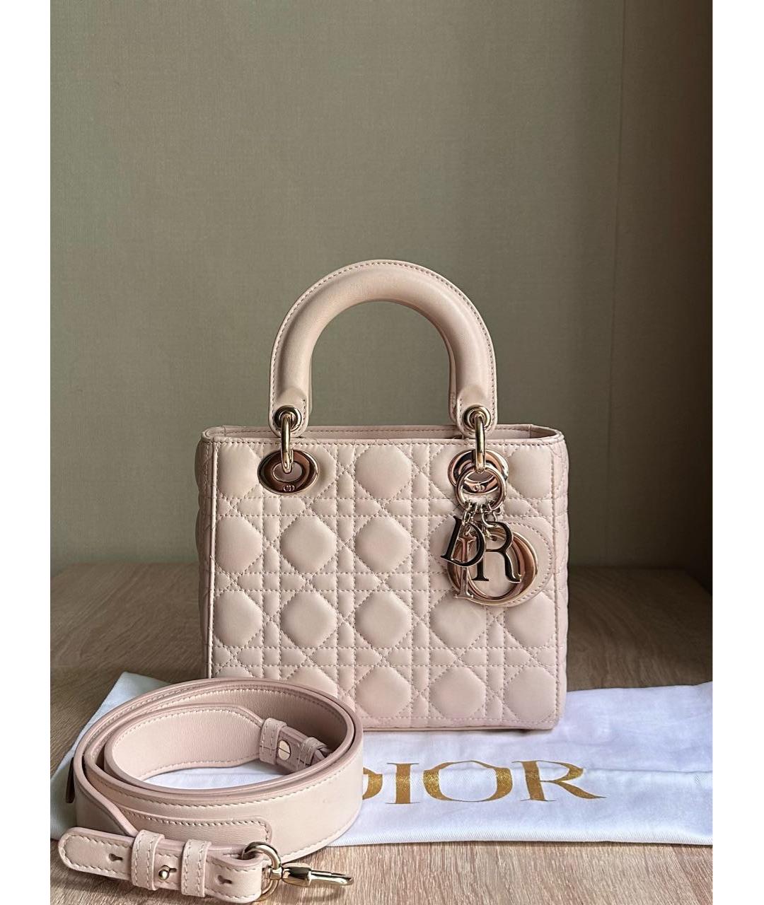 CHRISTIAN DIOR Кожаная сумка с короткими ручками, фото 2