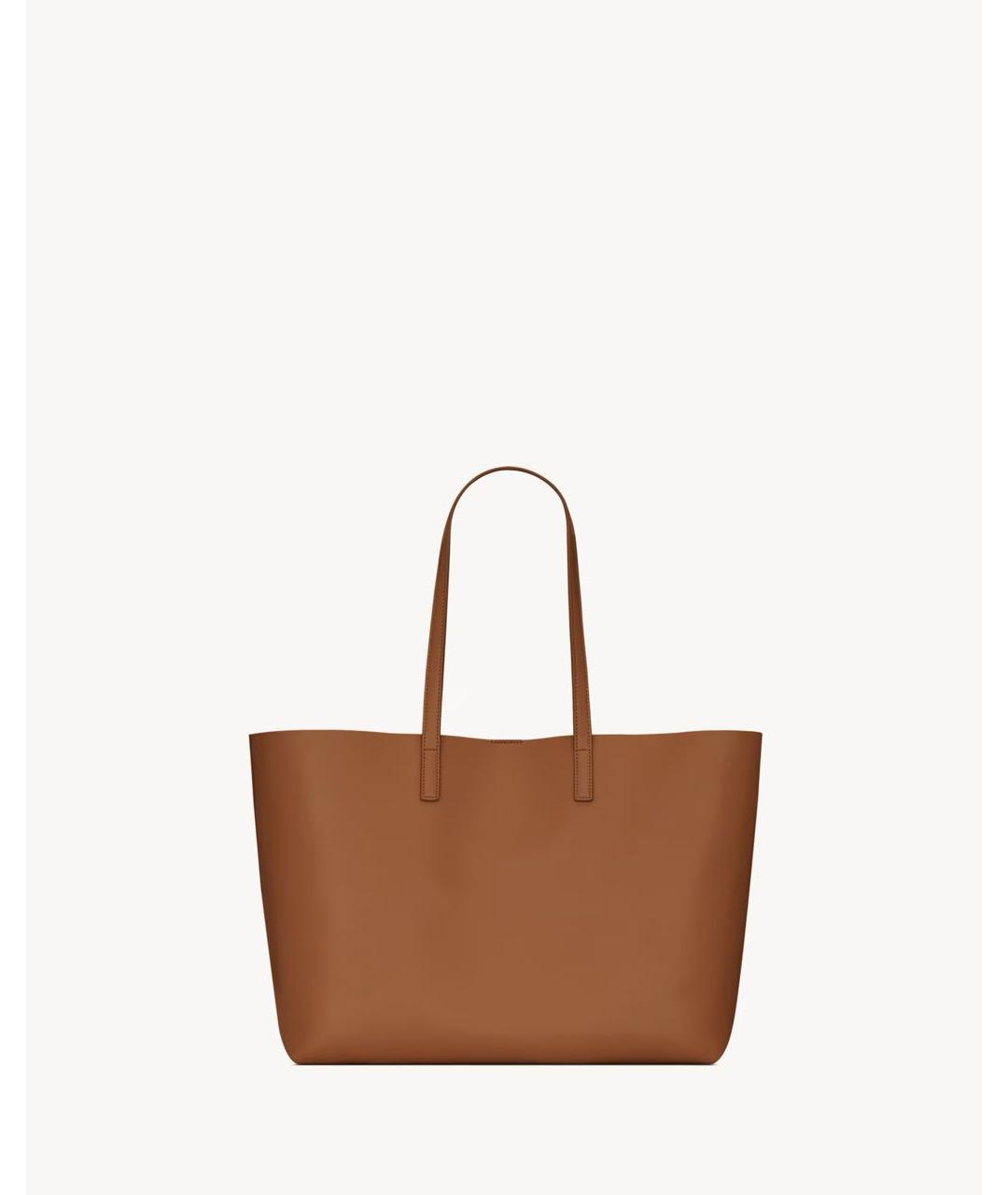 SAINT LAURENT Кожаная сумка тоут, фото 2