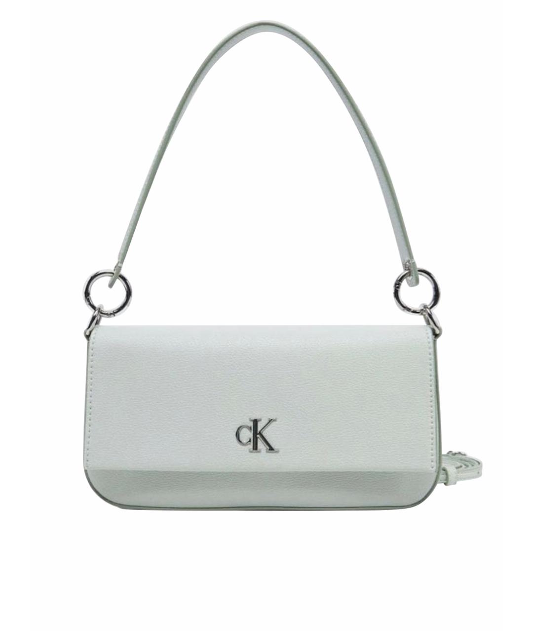 CALVIN KLEIN Серая тканевая сумка через плечо, фото 1