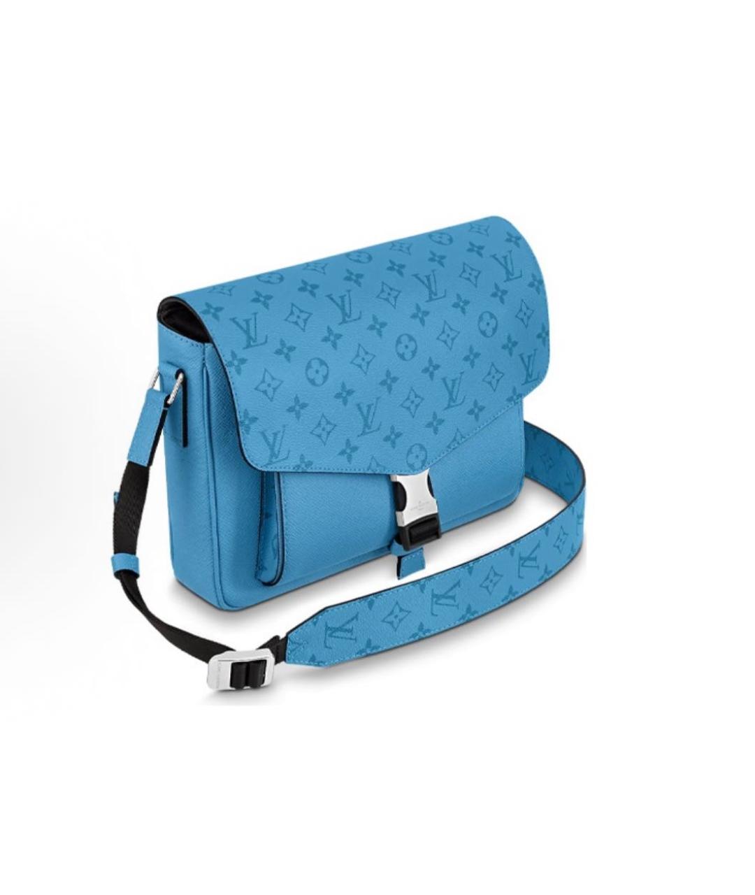 LOUIS VUITTON Синяя сумка на плечо, фото 2