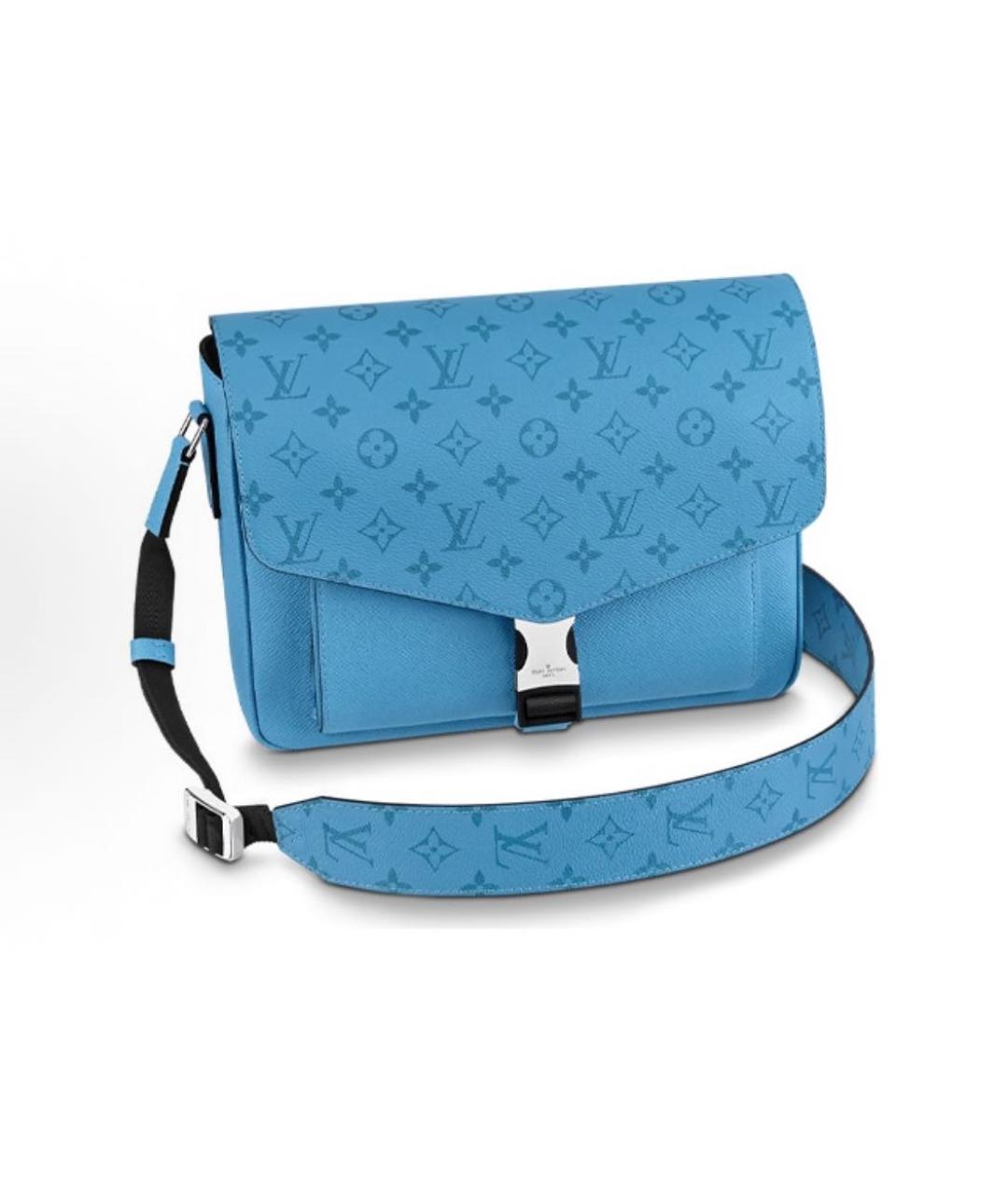 LOUIS VUITTON Синяя сумка на плечо, фото 5