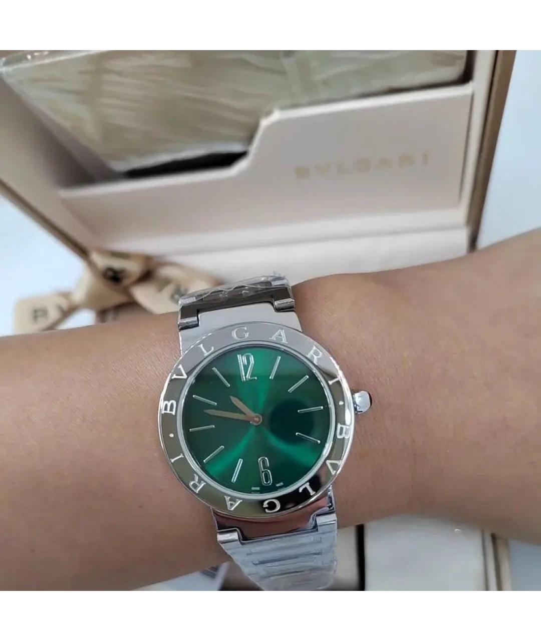 BVLGARI Зеленые часы, фото 6