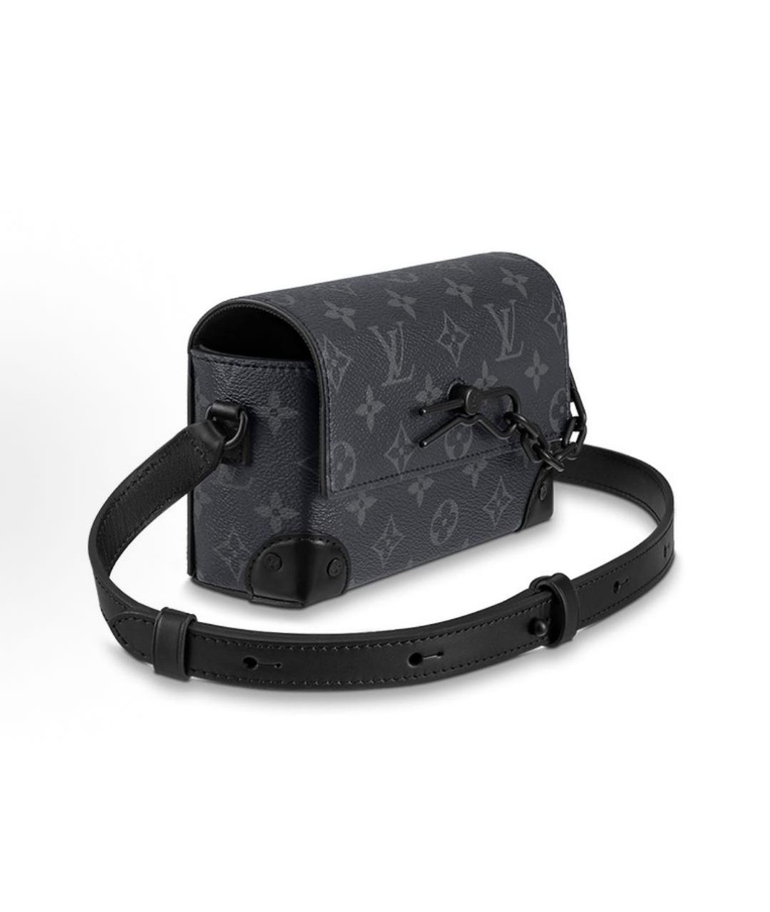 LOUIS VUITTON Антрацитовая сумка на плечо, фото 2