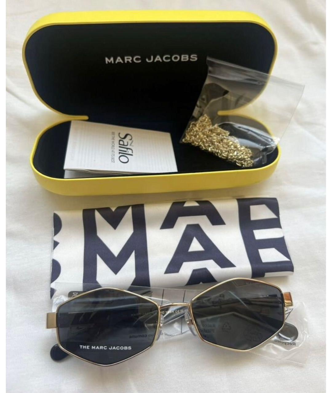 MARC JACOBS Черные металлические солнцезащитные очки, фото 6