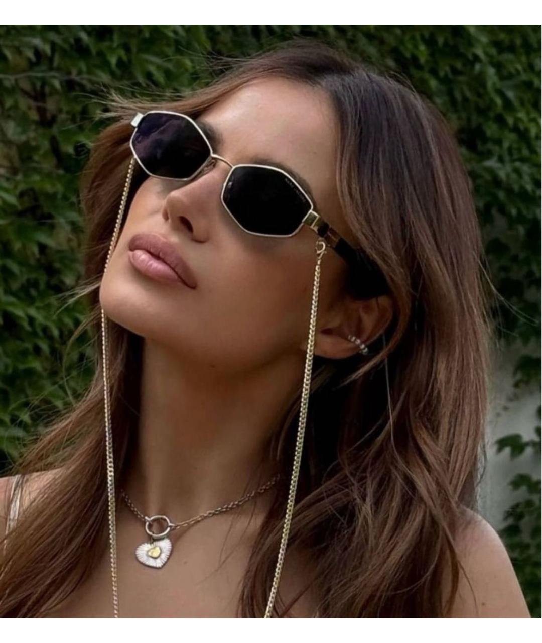 MARC JACOBS Черные металлические солнцезащитные очки, фото 5