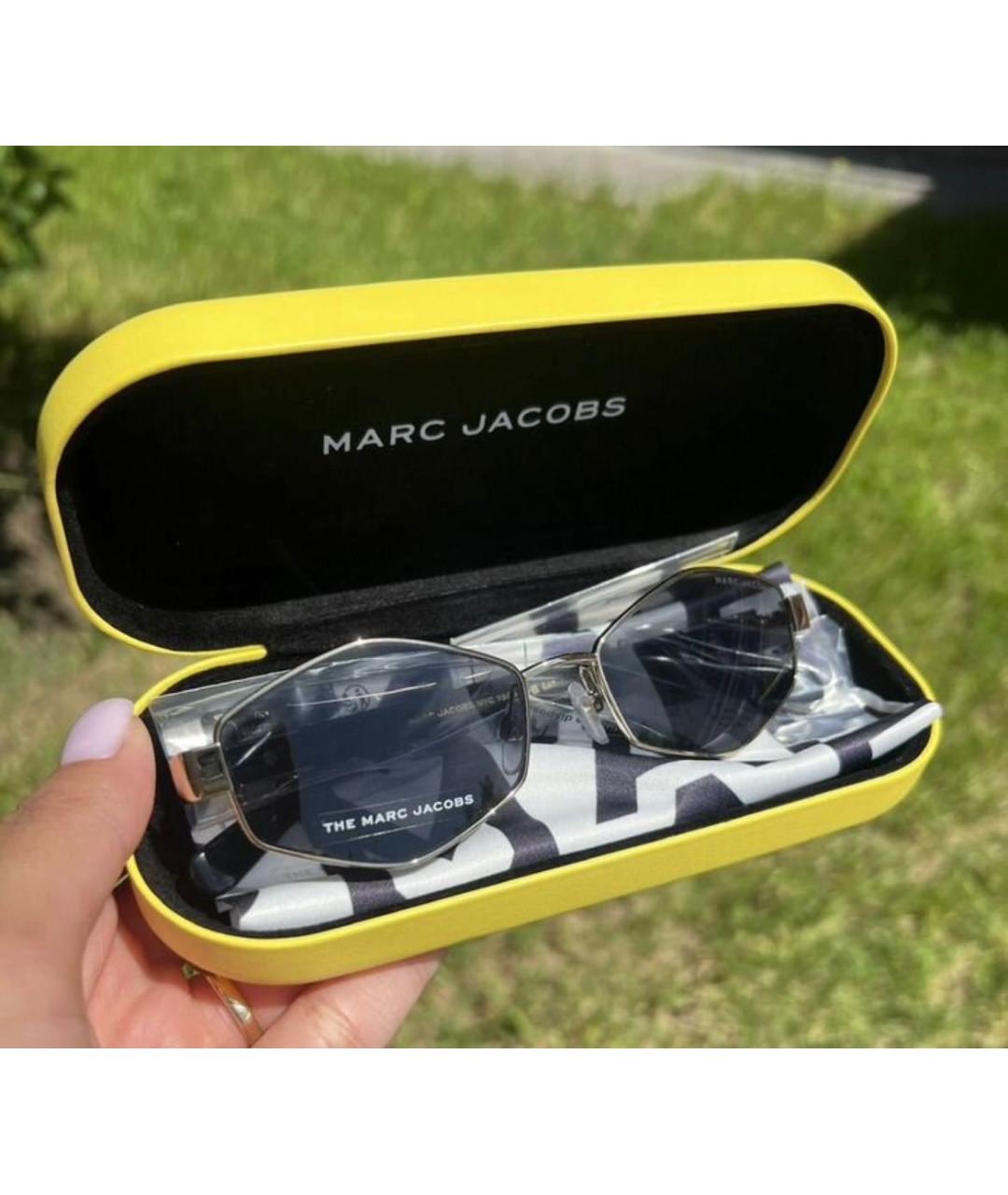 MARC JACOBS Черные металлические солнцезащитные очки, фото 4