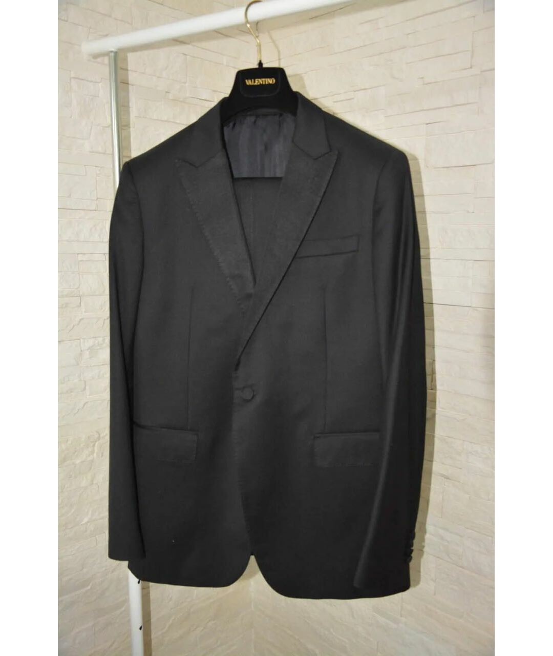 VALENTINO Черный классический костюм, фото 8