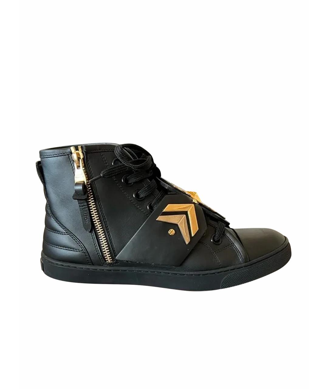 LOUIS VUITTON Черные кеды, фото 1