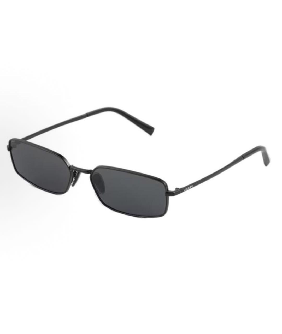 PRADA Черные металлические солнцезащитные очки, фото 4