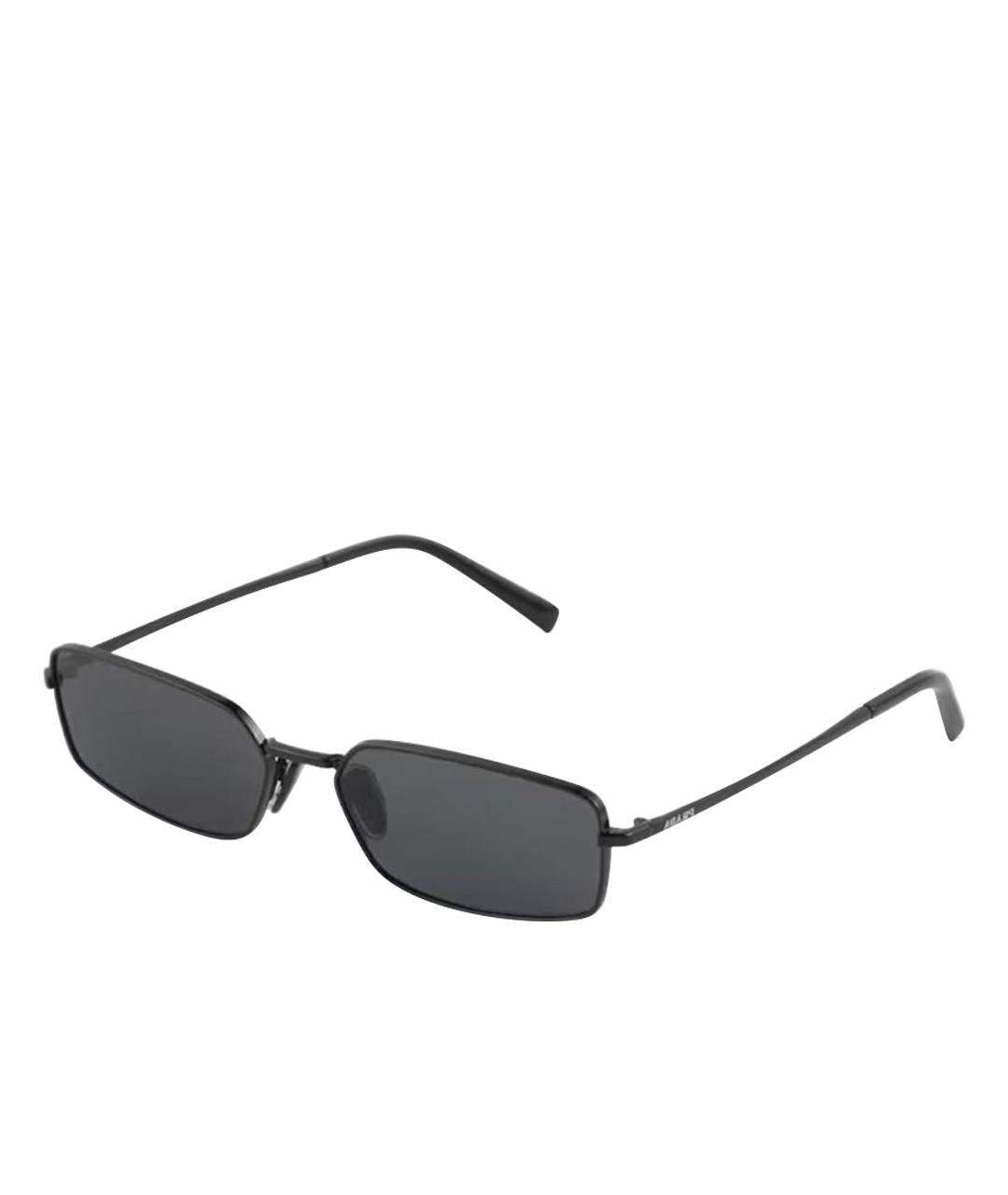 PRADA Черные металлические солнцезащитные очки, фото 1