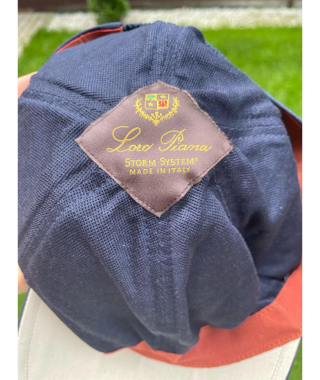 LORO PIANA Темно-синяя кепка/бейсболка, фото 3