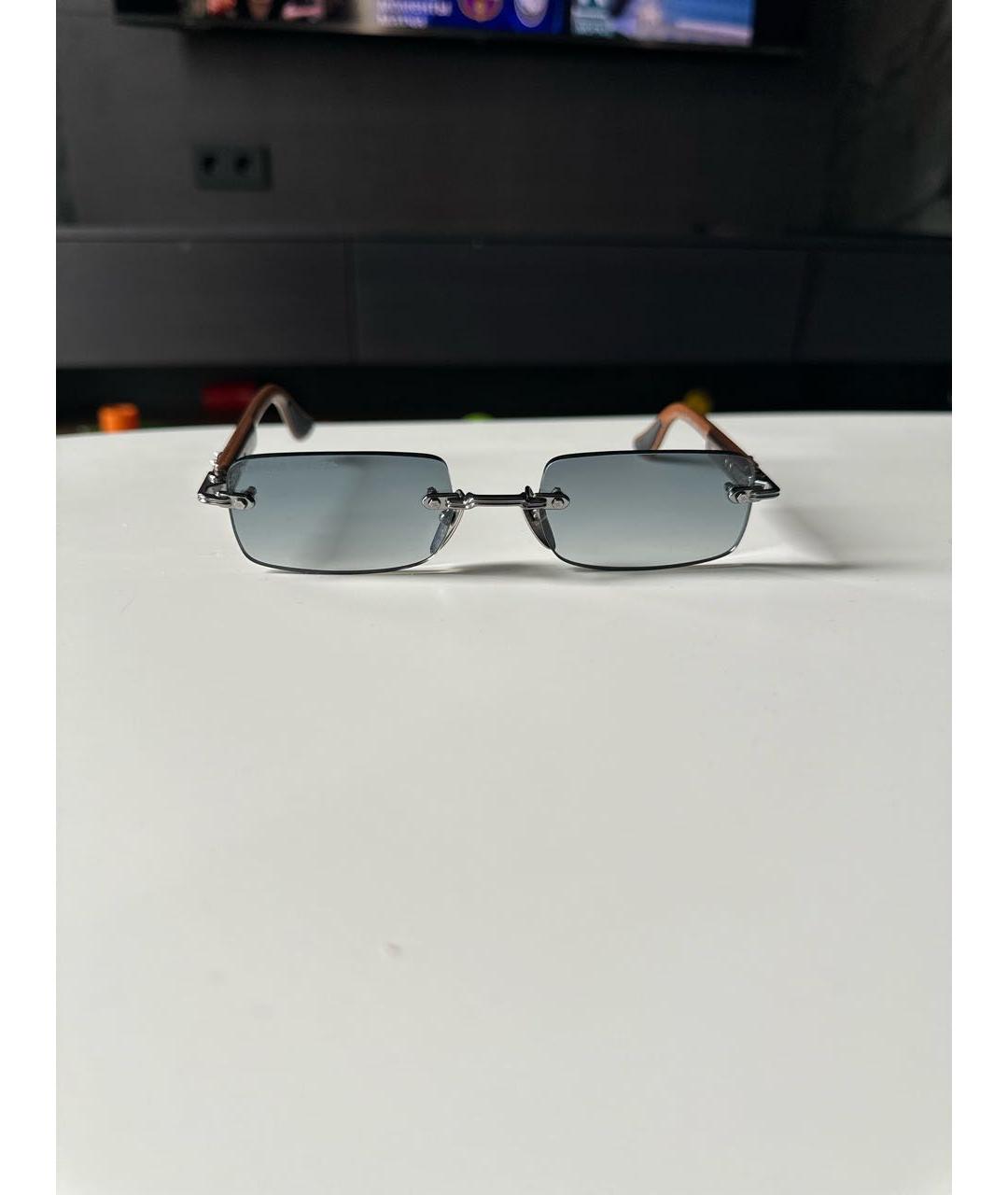 CHROME HEARTS Деревянные солнцезащитные очки, фото 5