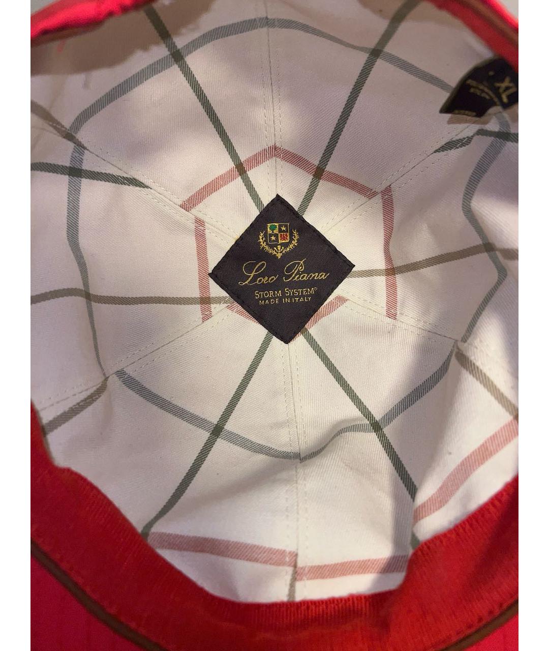 LORO PIANA Красная кепка/бейсболка, фото 8