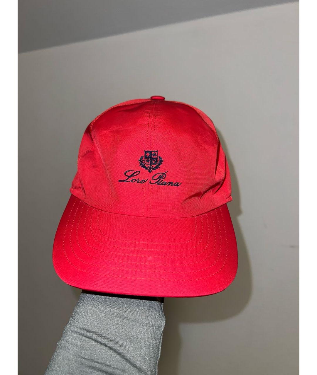 LORO PIANA Красная кепка/бейсболка, фото 9