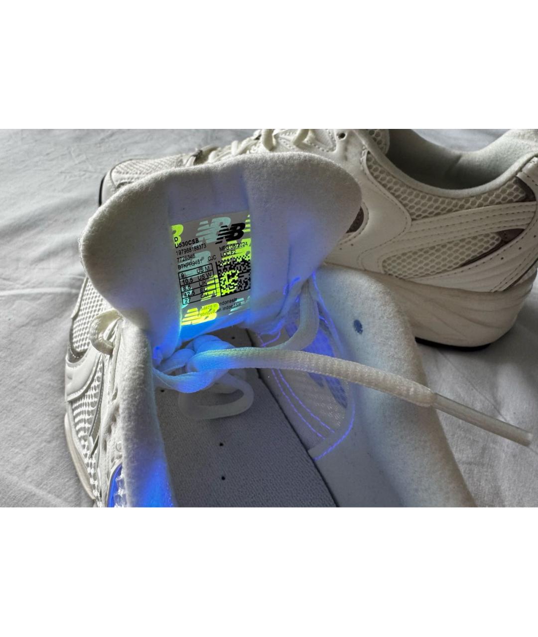 NEW BALANCE Белые синтетические кроссовки, фото 5