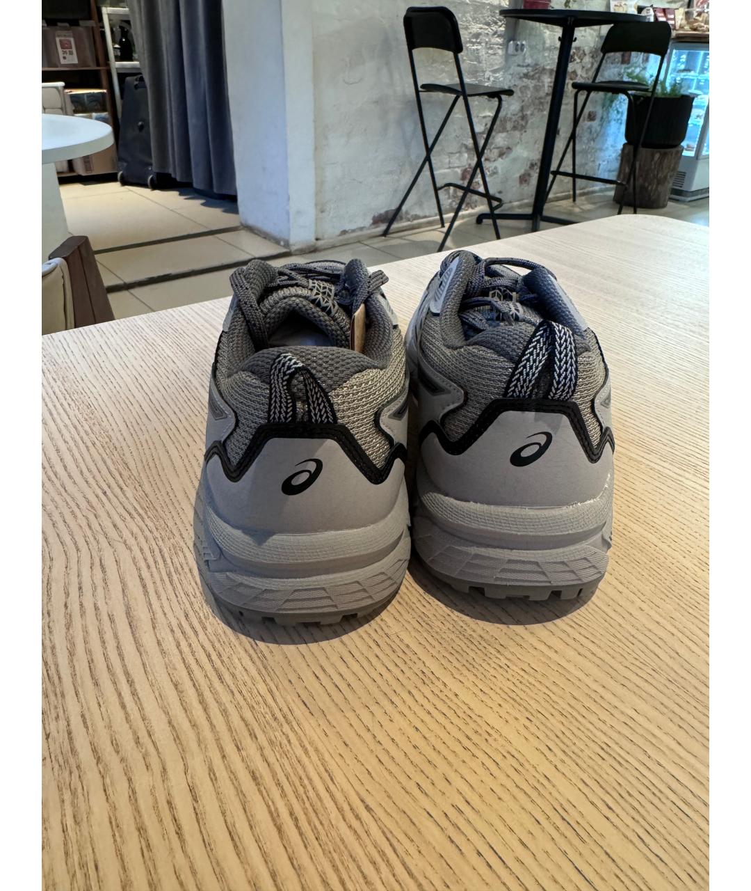 ASICS Бежевые текстильные кроссовки, фото 6