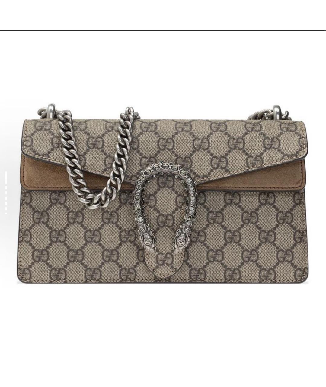 GUCCI Коричневая сумка через плечо, фото 6