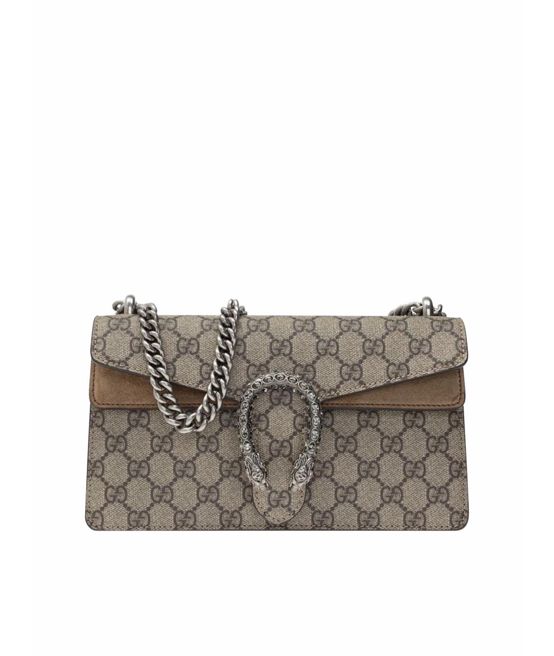 GUCCI Коричневая сумка через плечо, фото 1