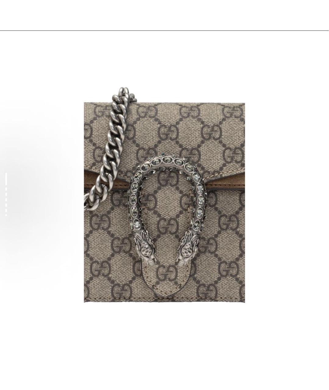 GUCCI Коричневая сумка через плечо, фото 4
