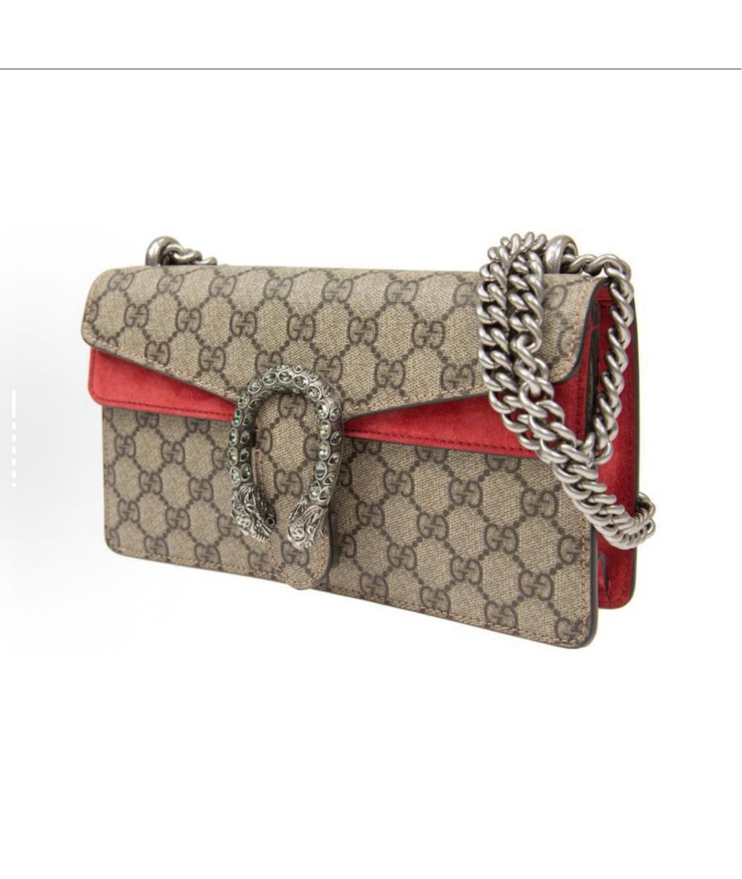 GUCCI Красная сумка через плечо, фото 2