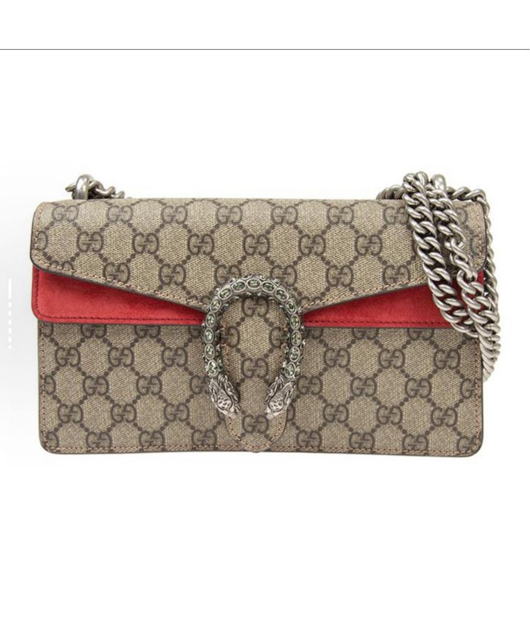 GUCCI Красная сумка через плечо, фото 6
