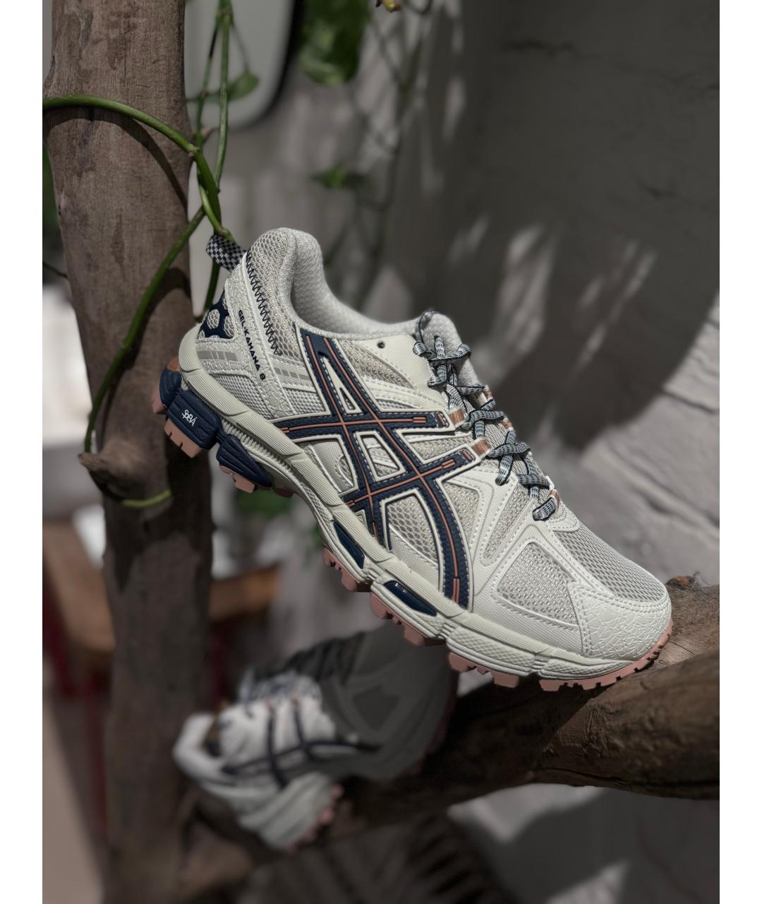 ASICS Белые текстильные кроссовки, фото 10