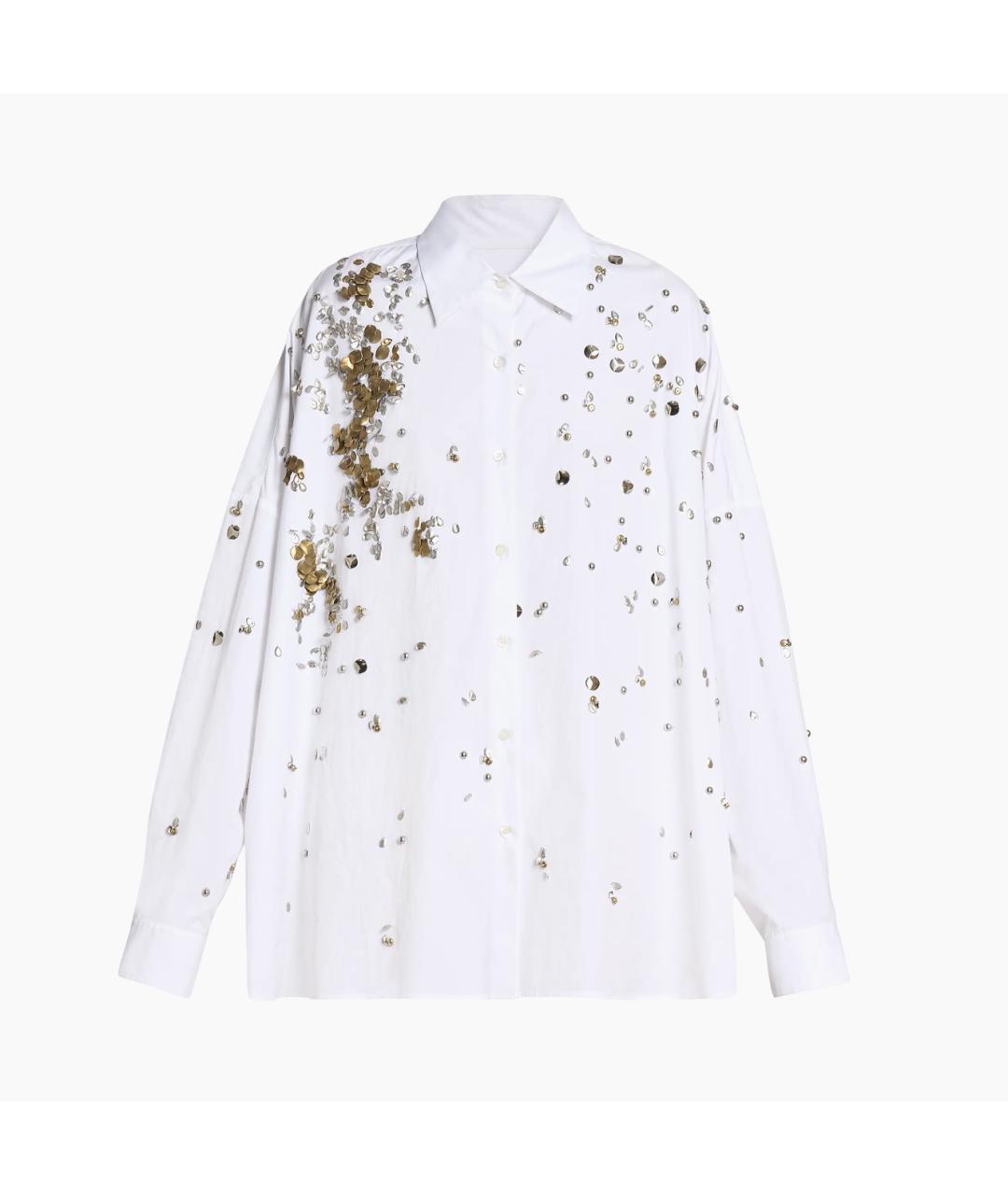 DRIES VAN NOTEN Голубая хлопковая рубашка, фото 5