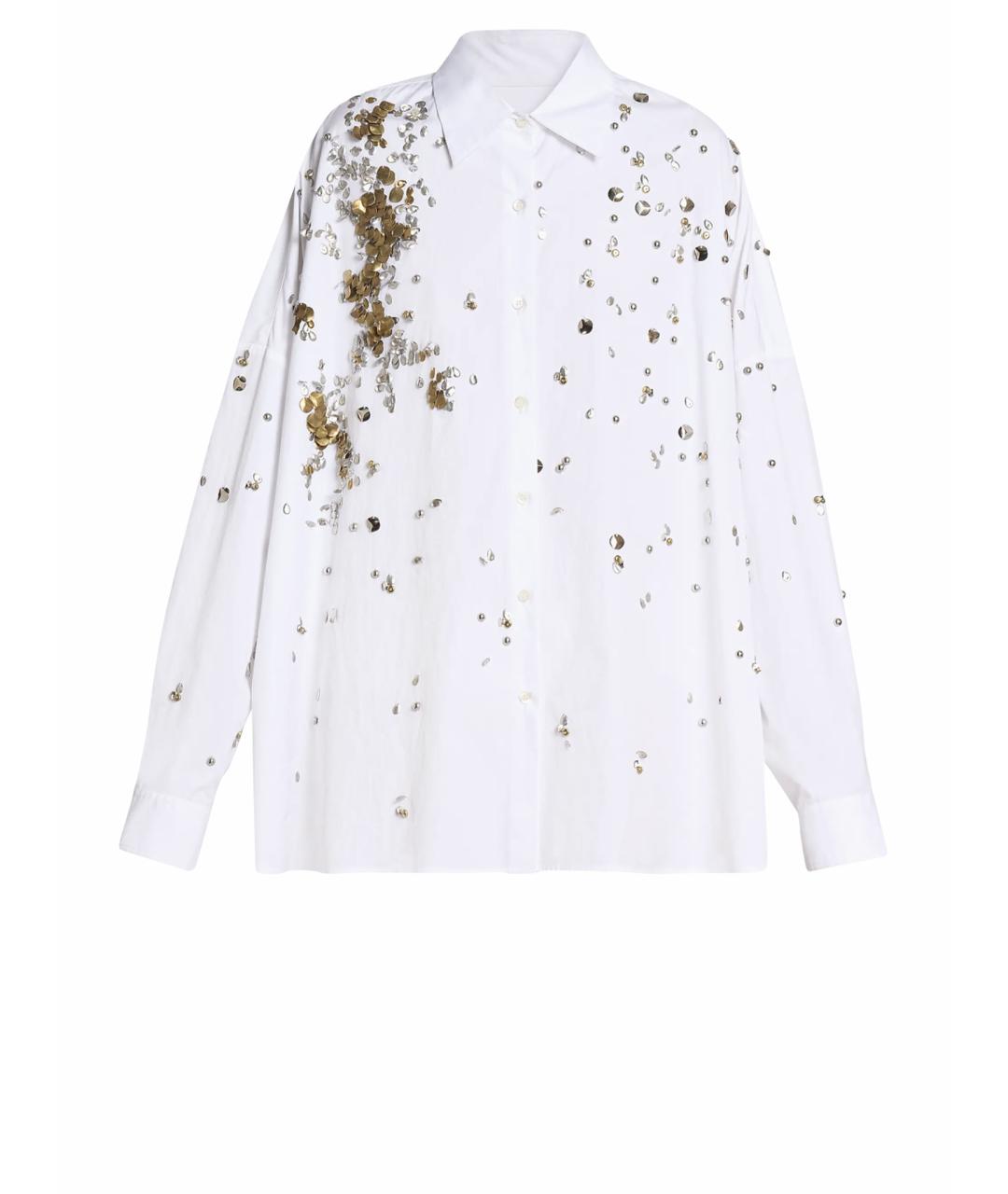 DRIES VAN NOTEN Голубая хлопковая рубашка, фото 1