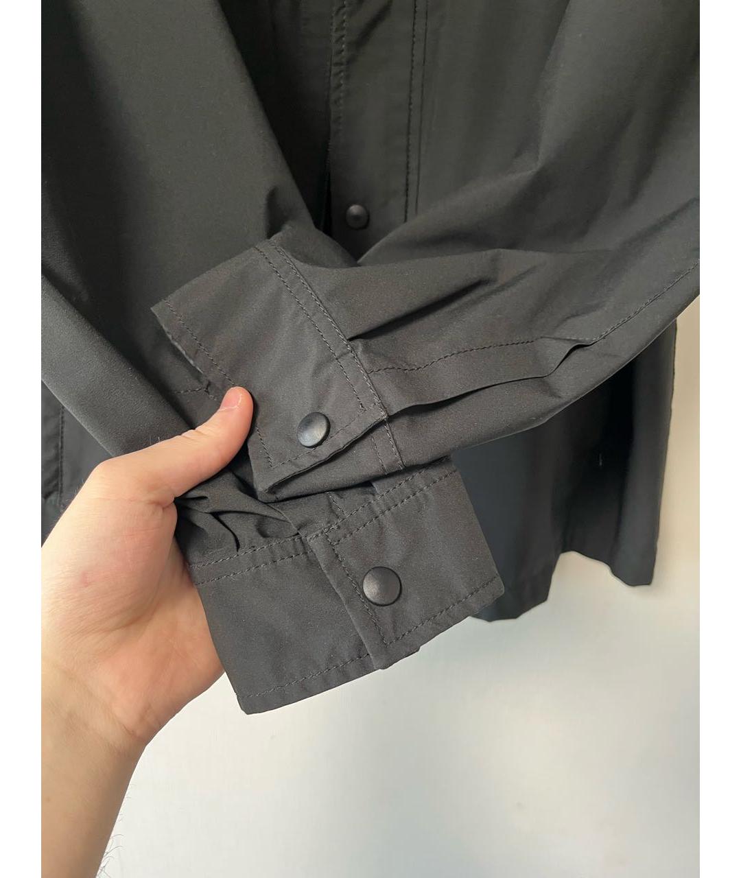 PRADA Черная полиэстеровая куртка, фото 8
