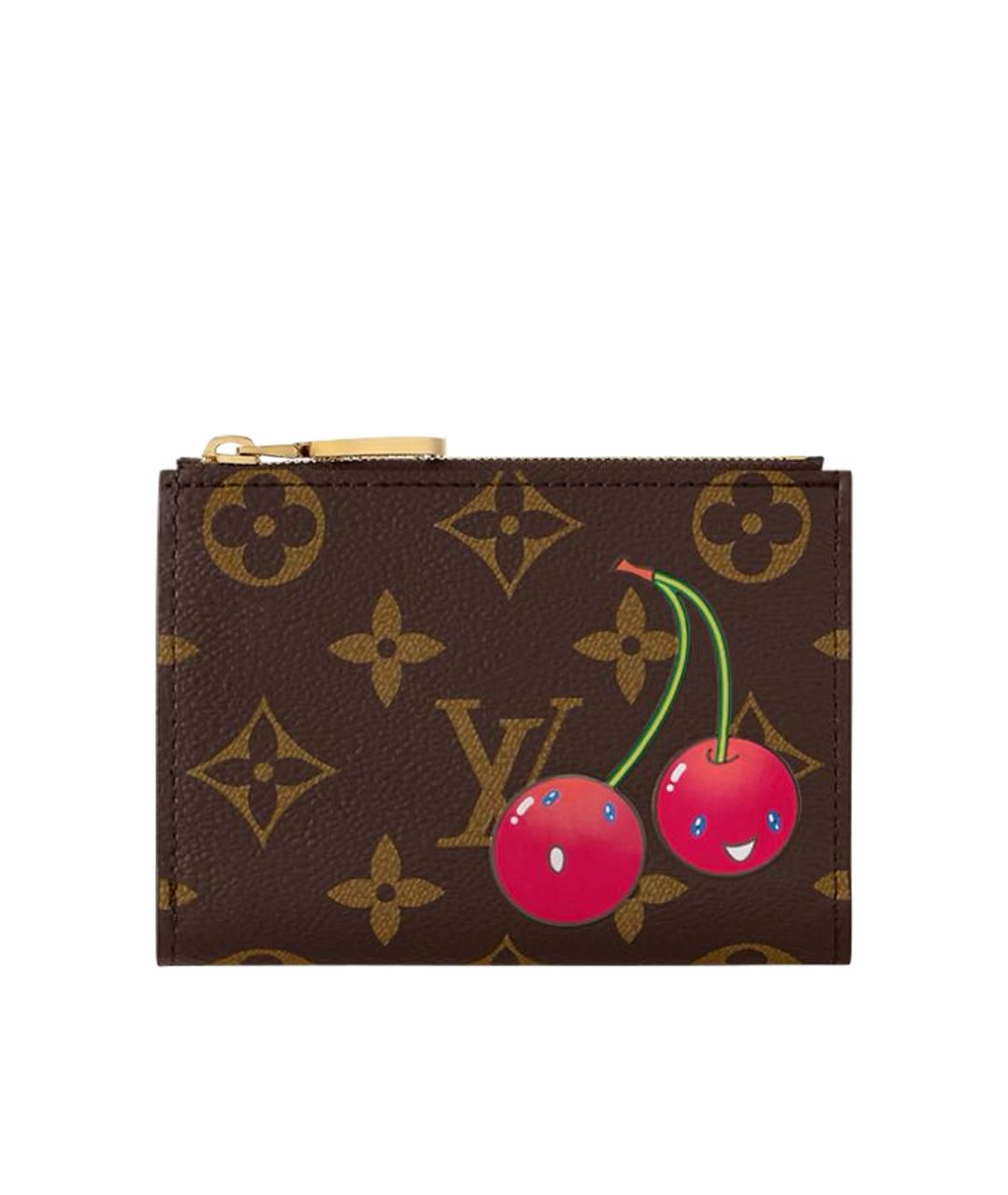 LOUIS VUITTON Коричневый кошелек, фото 1