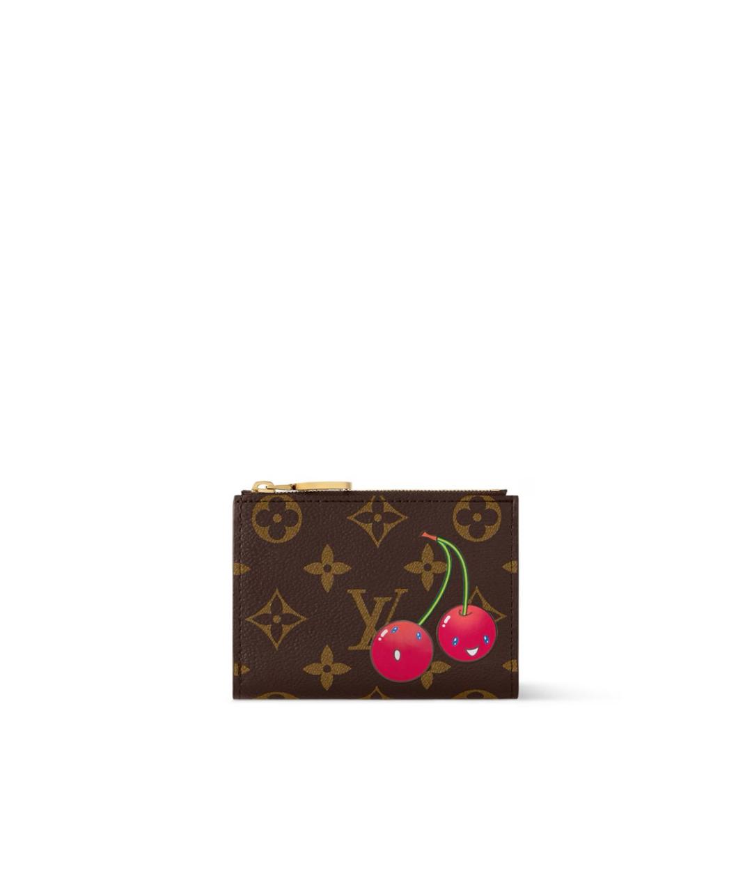 LOUIS VUITTON Коричневый кошелек, фото 7