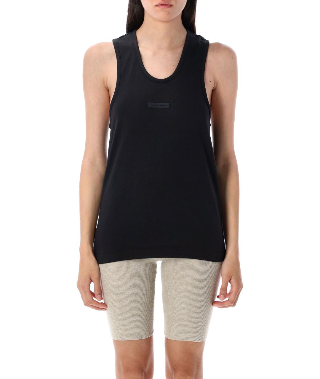 FEAR OF GOD ESSENTIALS Черная хлопковая майка, фото 4