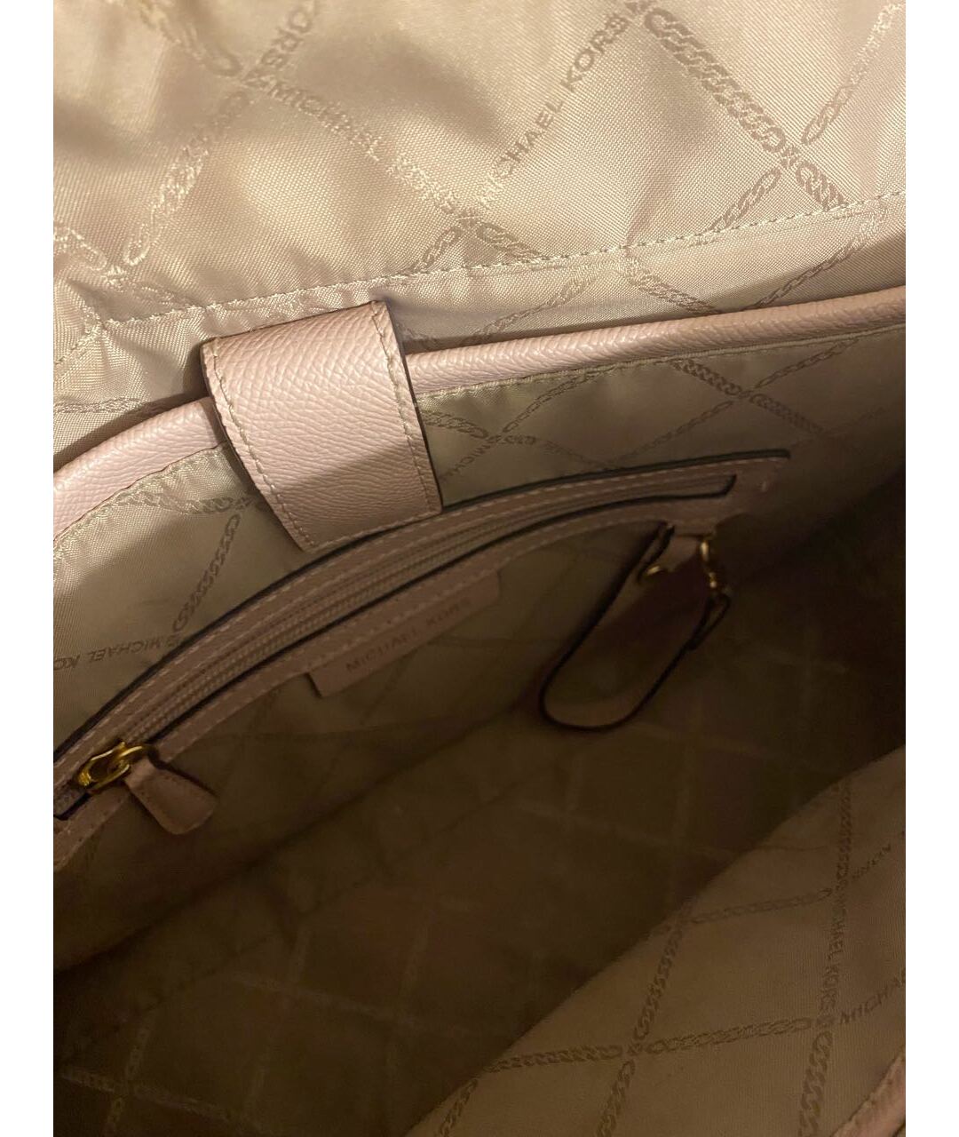 MICHAEL KORS Розовая сумка тоут из искусственной кожи, фото 4
