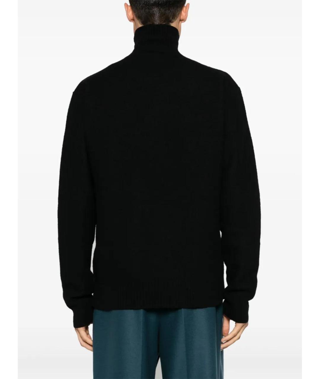 JIL SANDER Черный шерстяной джемпер / свитер, фото 4