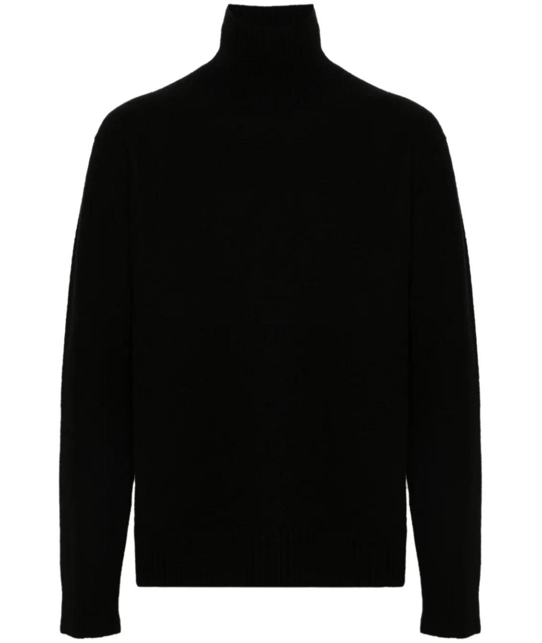 JIL SANDER Черный шерстяной джемпер / свитер, фото 1