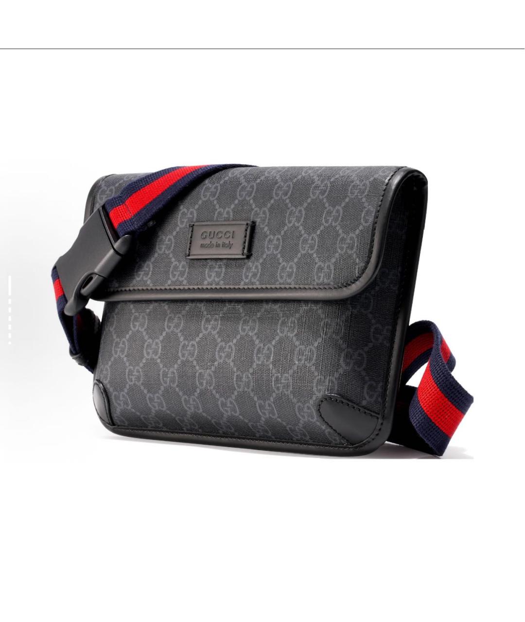 GUCCI Черная поясная сумка, фото 2