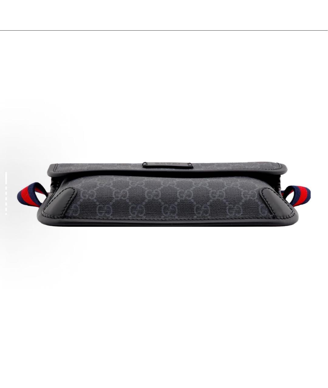 GUCCI Черная поясная сумка, фото 4