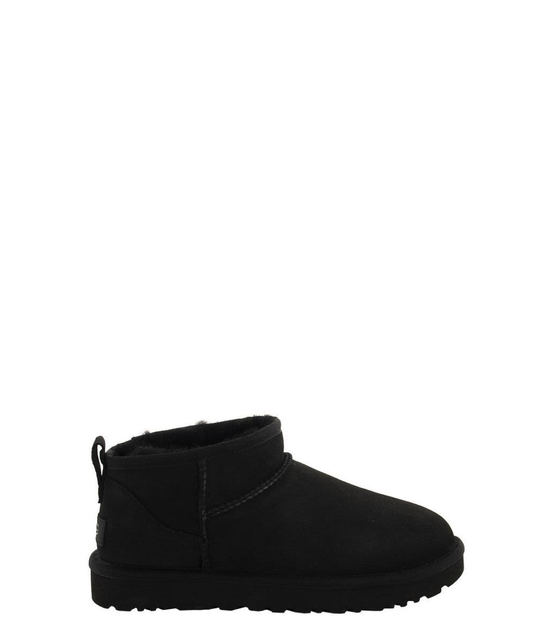 UGG AUSTRALIA Черные замшевые ботинки, фото 1