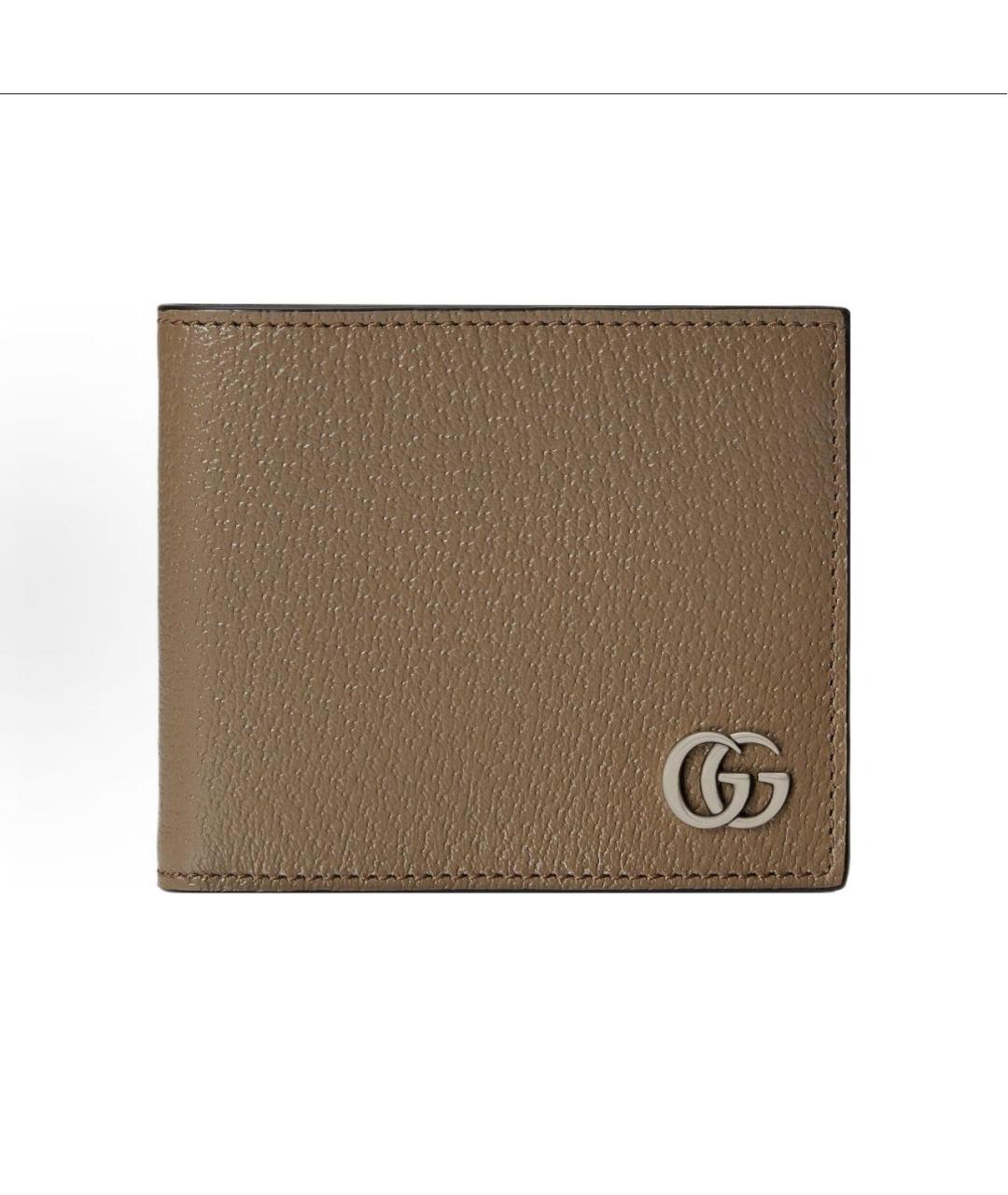 GUCCI Коричневый кожаный кошелек, фото 7