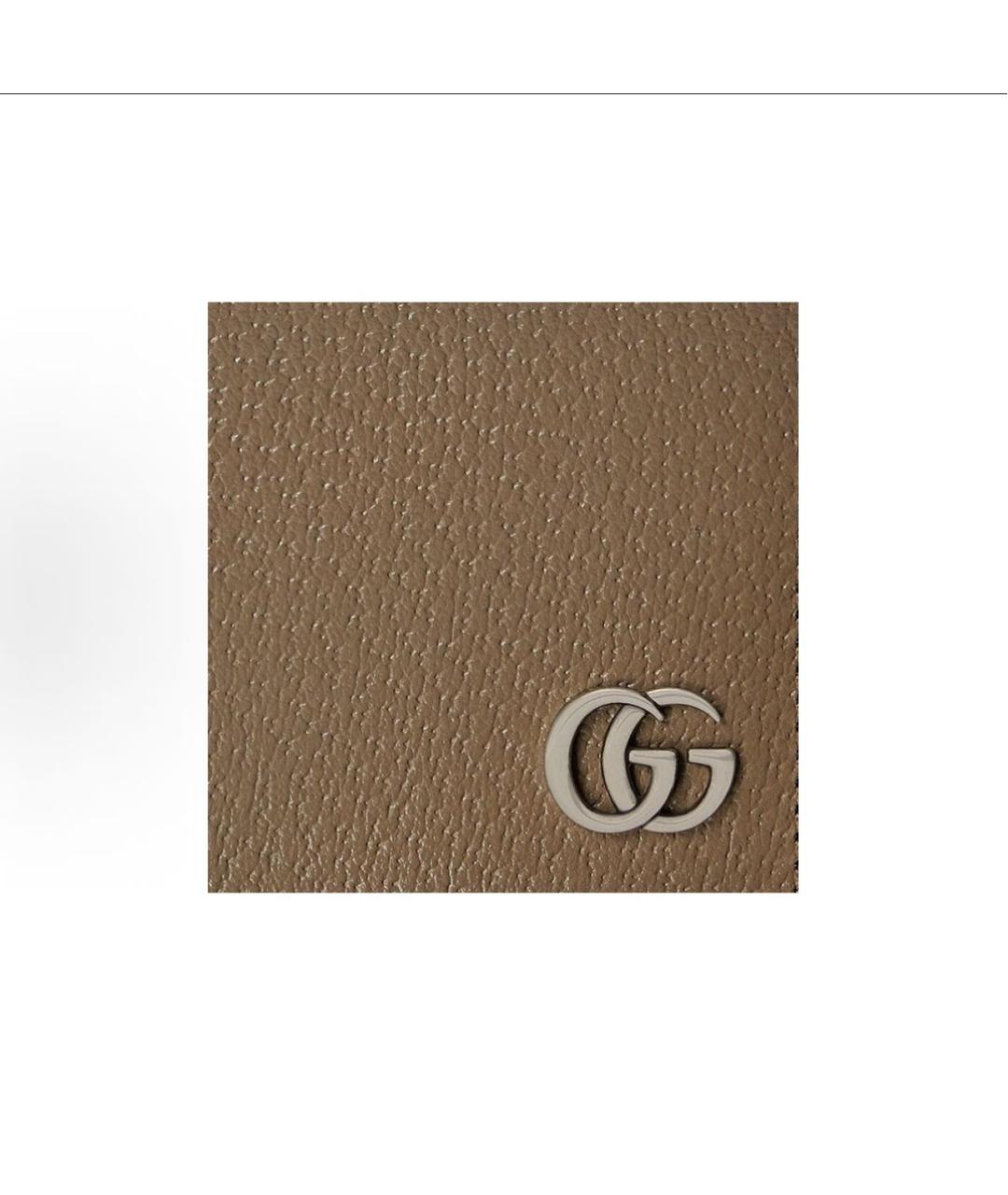 GUCCI Коричневый кожаный кошелек, фото 6