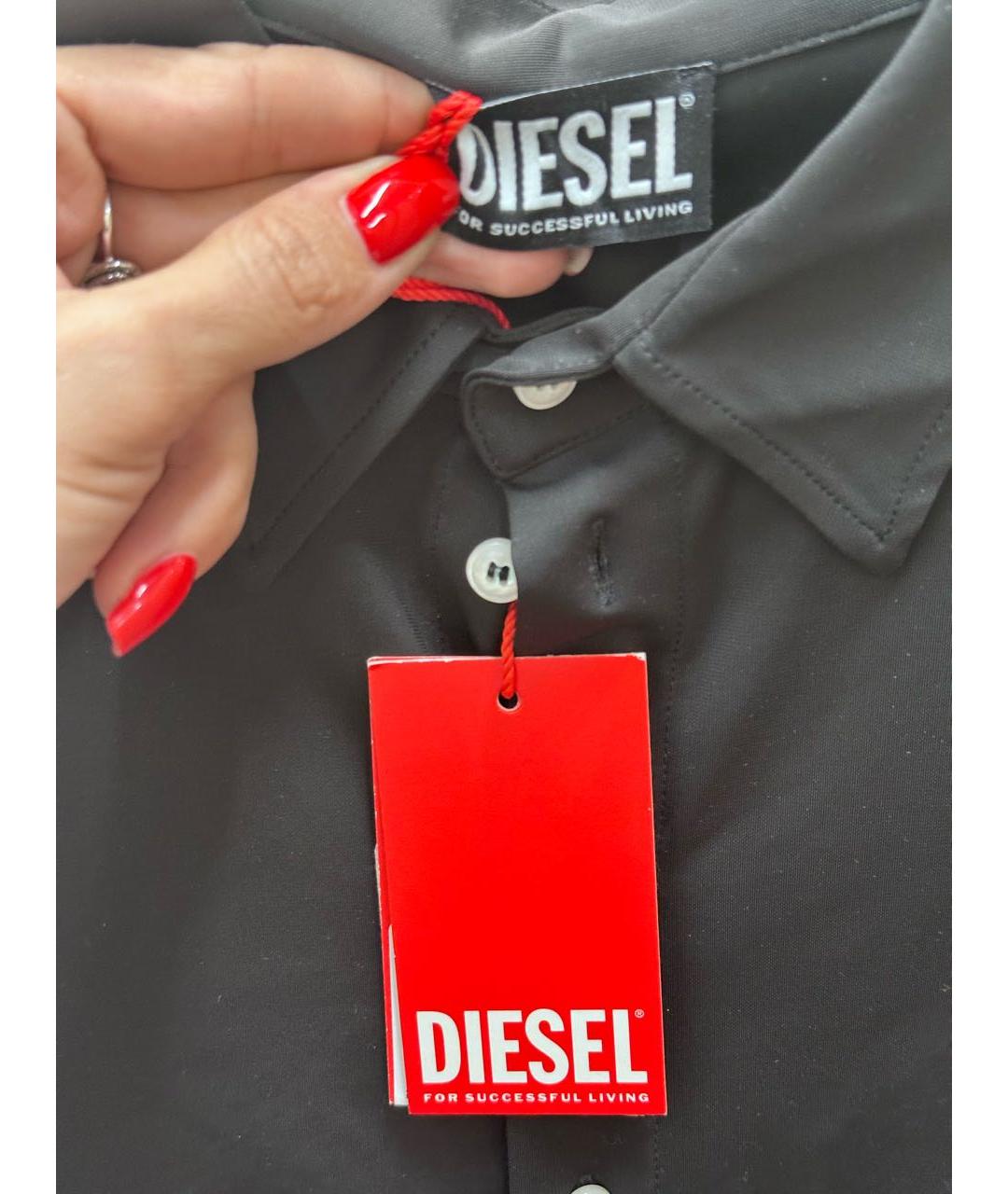 DIESEL Черная рубашка, фото 2