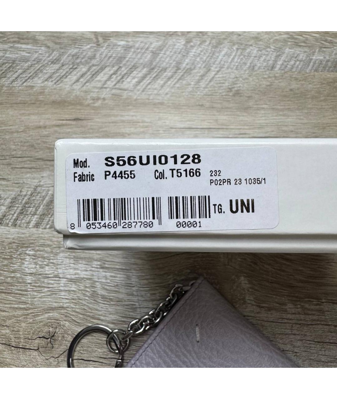 MAISON MARGIELA Фиолетовый кожаный кошелек, фото 4