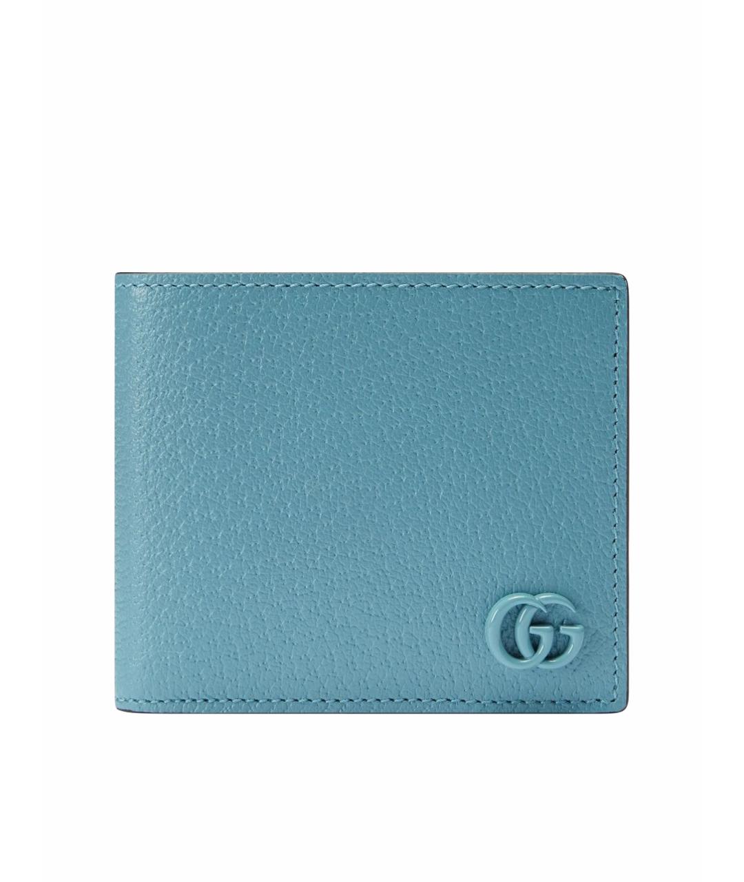 GUCCI Голубой кожаный кошелек, фото 1
