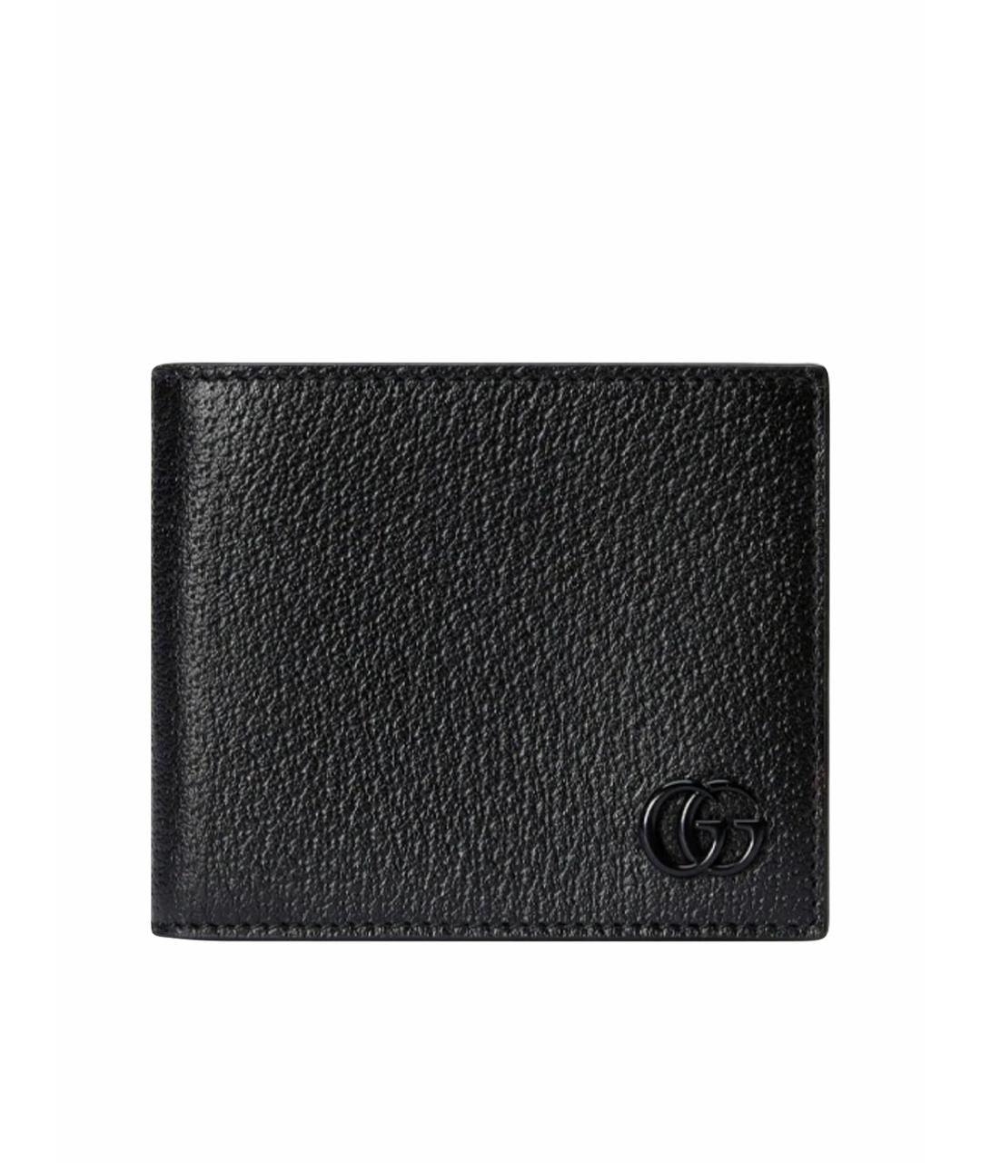 GUCCI Черный кожаный кошелек, фото 1