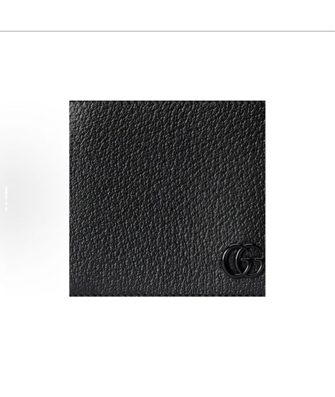 GUCCI Черный кожаный кошелек, фото 6