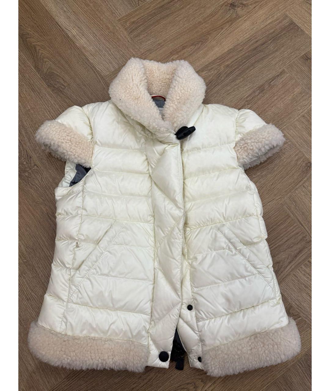MONCLER Белый жилет, фото 5