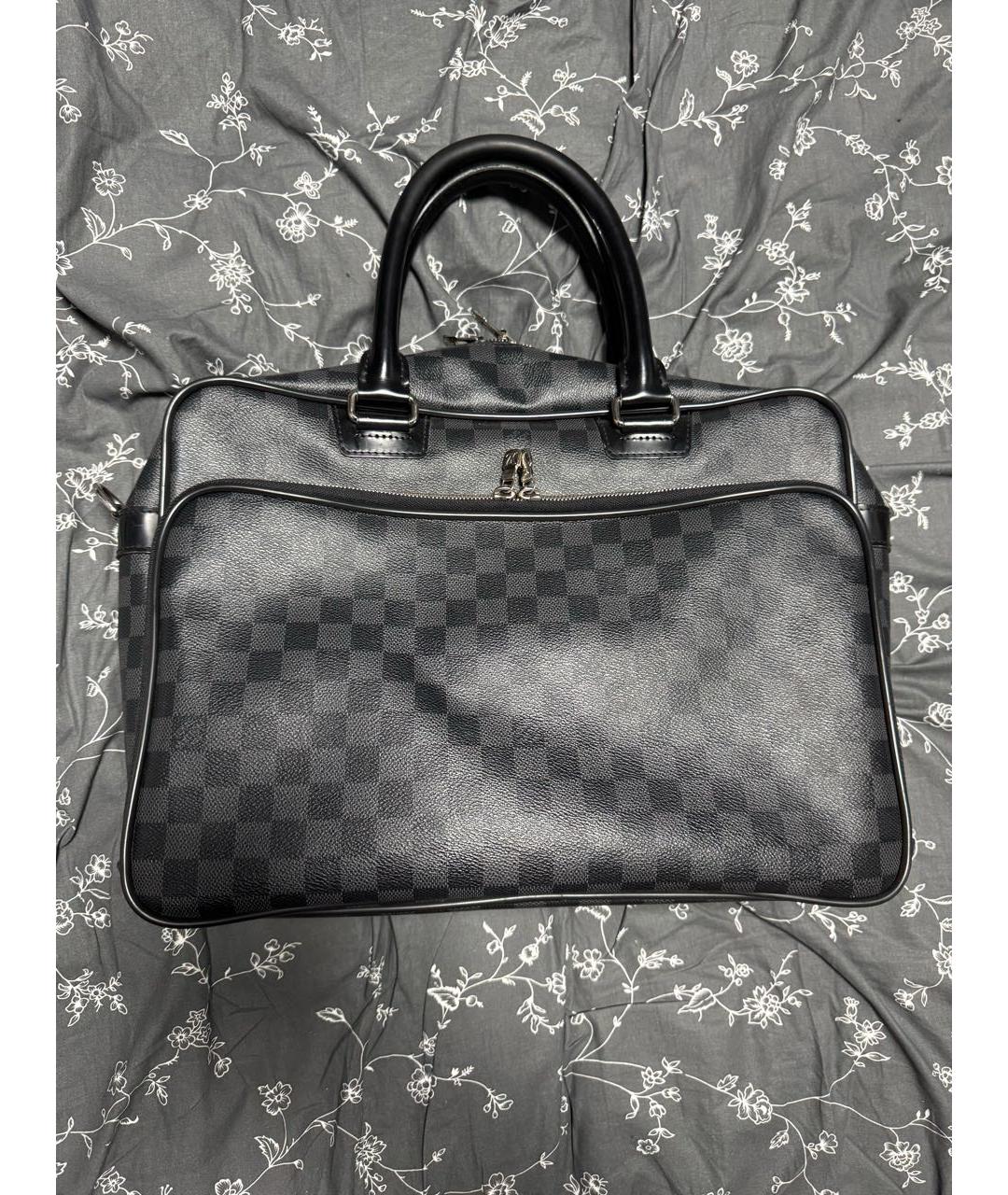 LOUIS VUITTON Серый портфель, фото 9