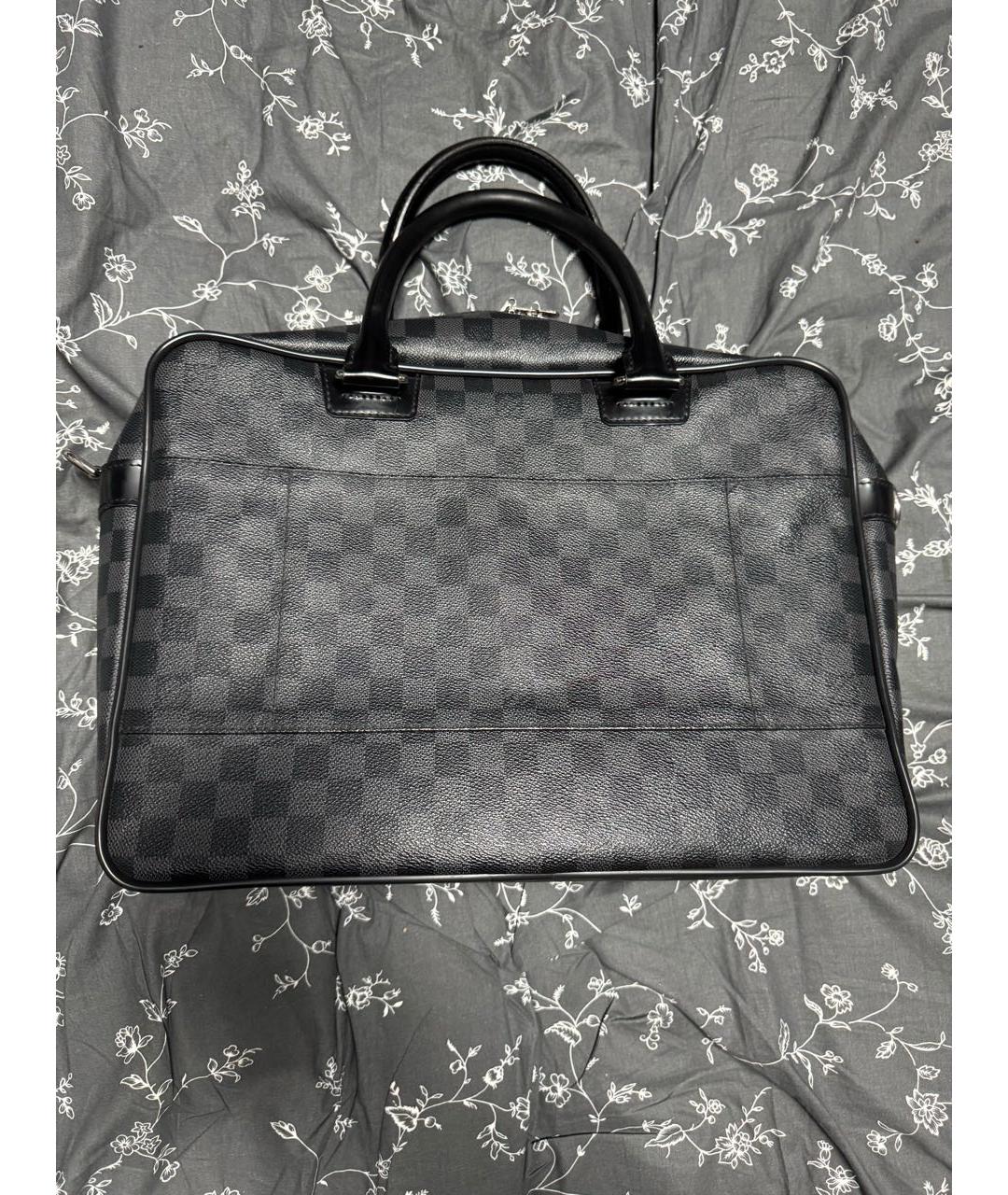 LOUIS VUITTON Серый портфель, фото 2